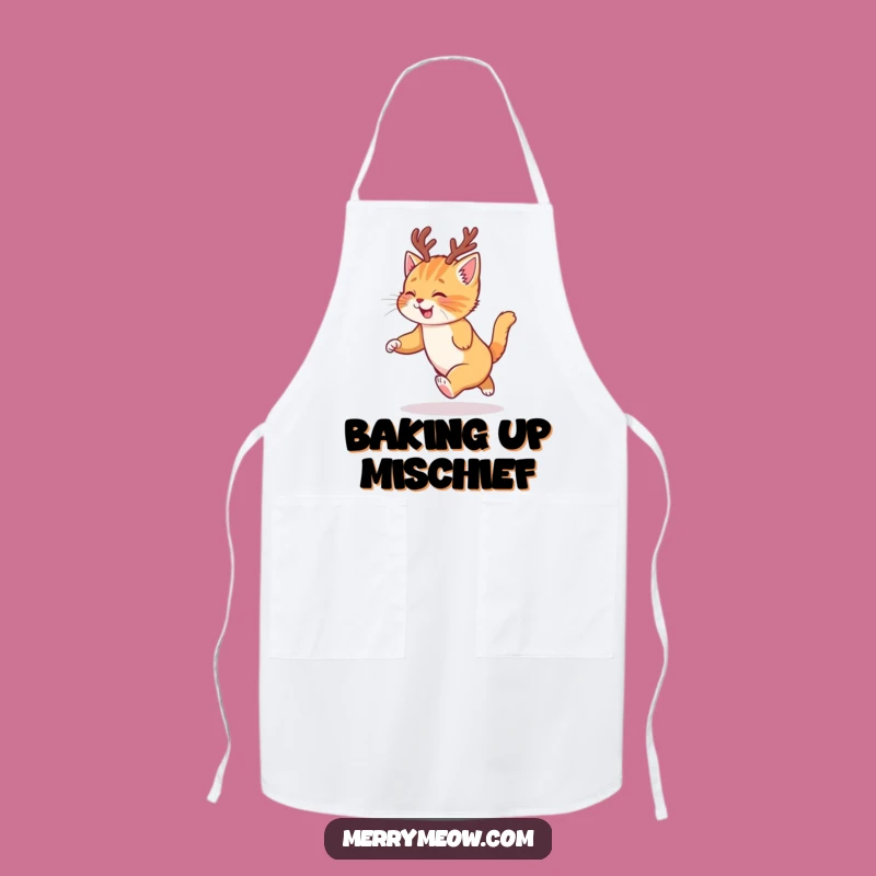 Funny Ginger Kitten Apron - Festive Cooking & Perfect Gift