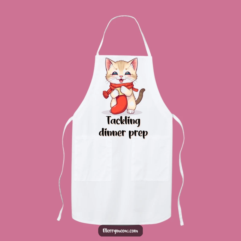 Funny Kitten Chef Apron - Hilarious Holiday Cooking Gift!