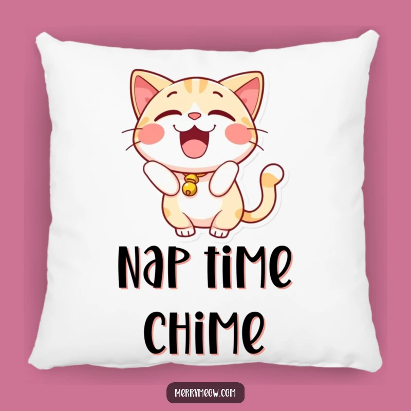 Funny Excited Cat Bell Tail Pillow: Cuddle Up with Joy, The Purrfect Funny Gift!