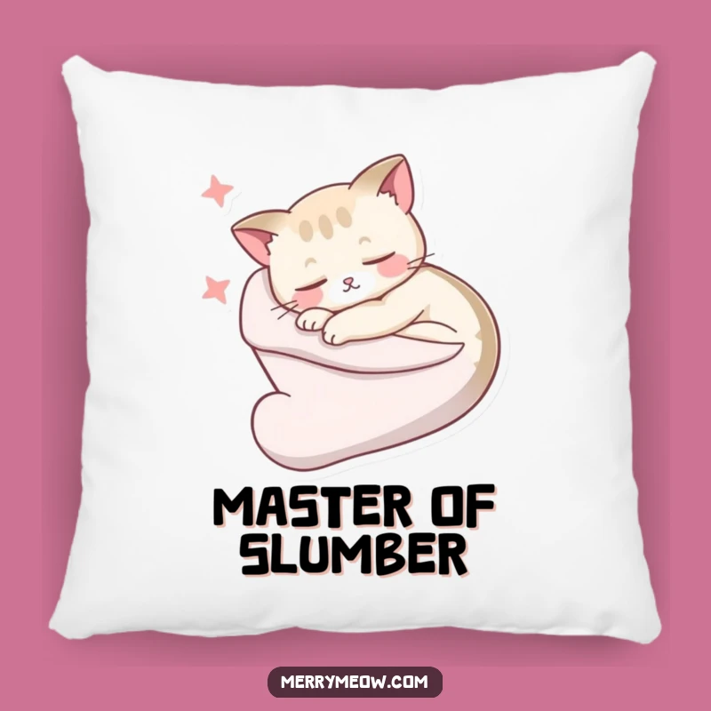 Funny Sleepy Cat Stocking Pillow: Soft Dreamer Comfort, Ideal Funny Gift for Naps!