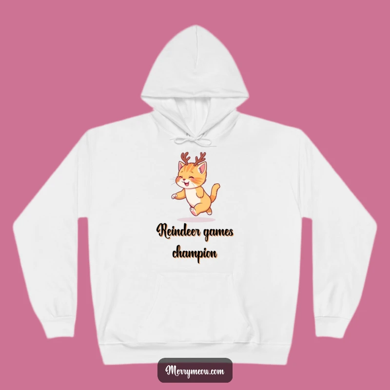 Cozy Funny Ginger Kitten Hoodie - Holiday Warmth & Perfect Gift