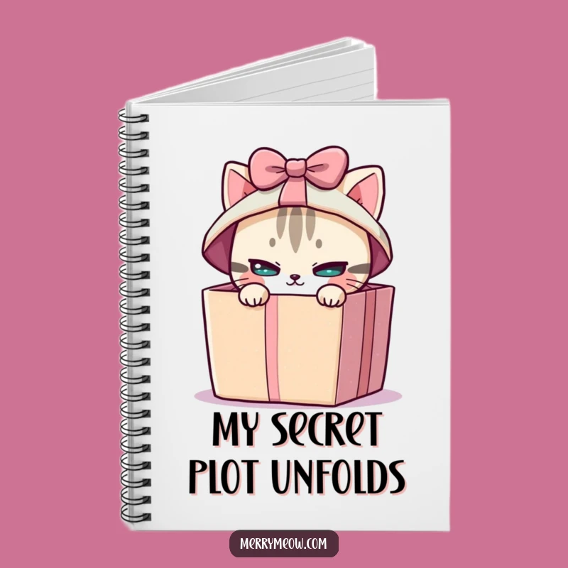 Funny Cat Gift Box Notebook - Hilarious Journal for Surprise Enthusiasts