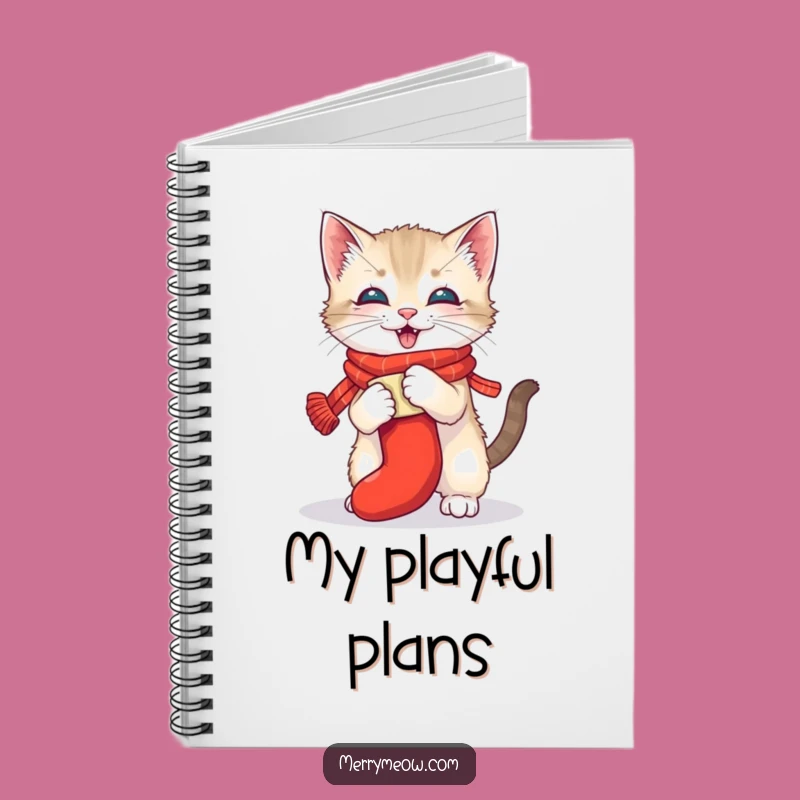 Funny Kitten Stocking Journal - Perfect Humorous Holiday Gift!