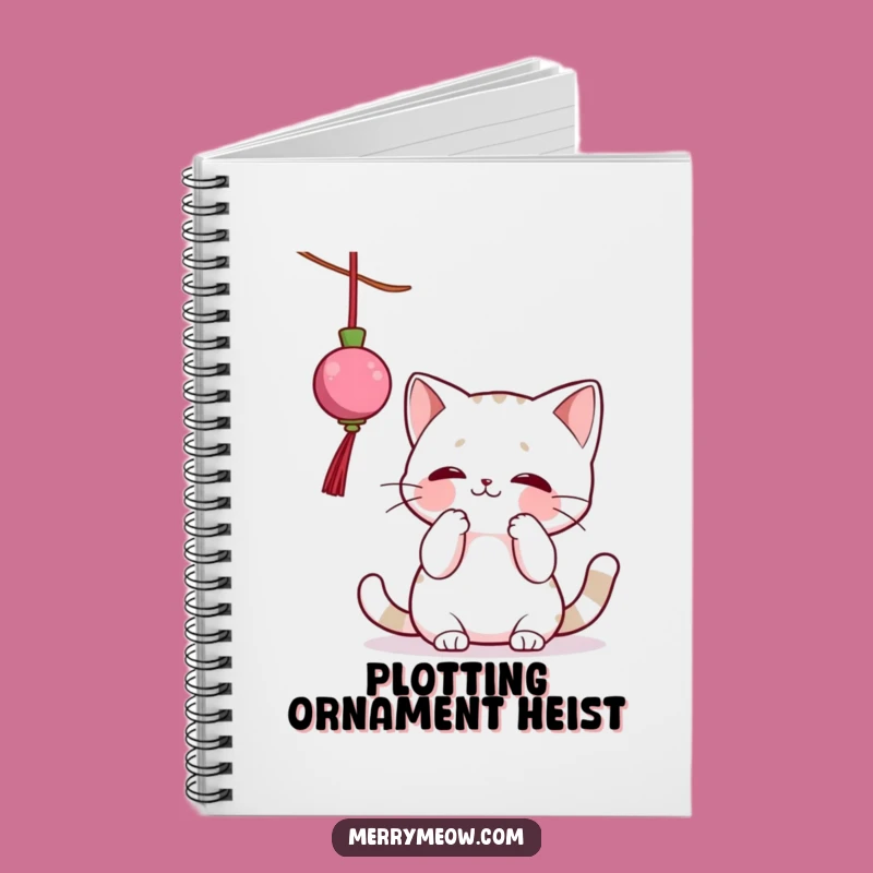 Funny Cat Ornament Batting Notebook: Jot Down Ideas with Hilarious Feline Charm